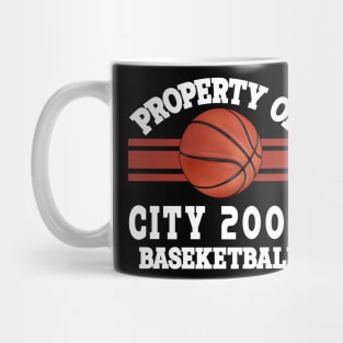 Proud Name City Graphic Property Vintage Basketball Mug